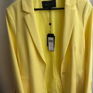 BCBGMaxAzria Yellow Blazer